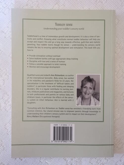 Toddler Sense – Ann Richardson secondhand book