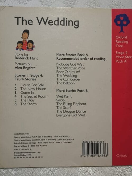 Oxford Reading Tree: The Wedding – Roderick Hunt; Alex Brychta secondhand book