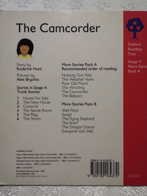 Oxford Reading Tree: The Camcorder – Roderick Hunt; Alex Brychta secondhand book