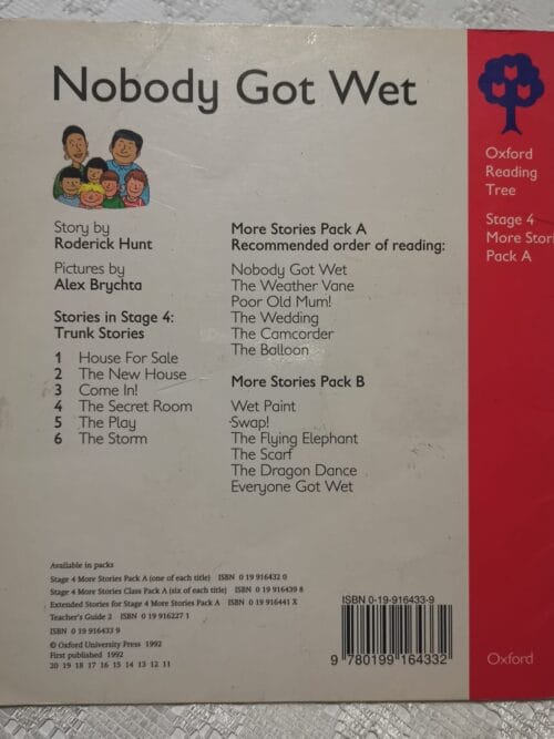 Oxford Reading Tree: Nobody Got Wet – Roderick Hunt; Alex Brychta secondhand book