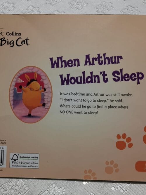 When Arthur Wouldn’t Sleep – Joseph Theobald secondhand book