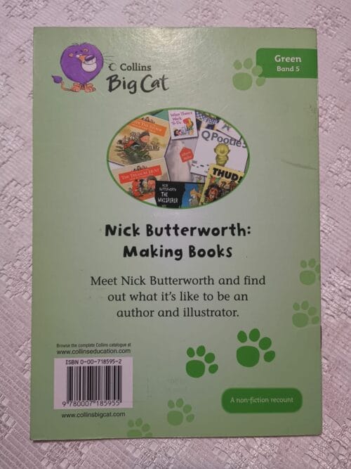 Making Books – Nick Butterworth secondhand book