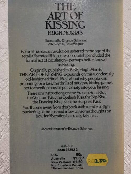 The Art Of Kissing – Hugh Morris secondhand book