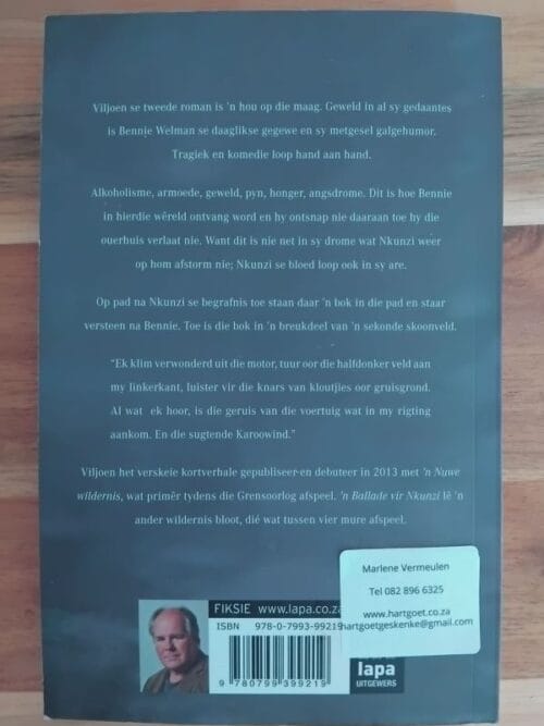 ‘n Ballade vir Nkunzi – Ben Viljoen secondhand book