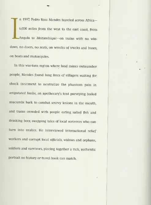 Bay Of Tigers – Pedro Rosa Mendes secondhand book