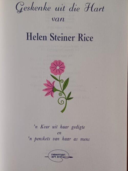 Geskenke uit die hart van Helen Steiner Rice secondhand book