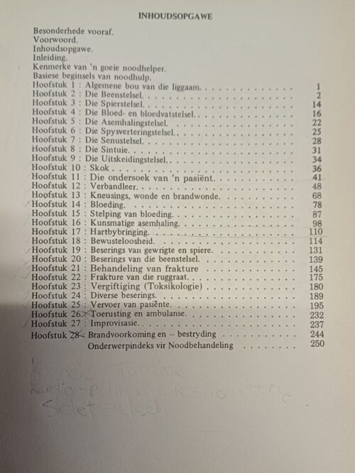 Noodhulp secondhand book