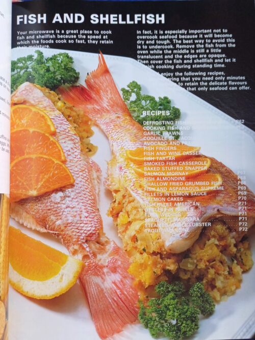 National microwave easy touch cookbook secondhand book