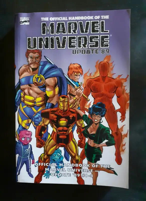 The Official Handbook Of The Marvel Universe – Update `89 secondhand book