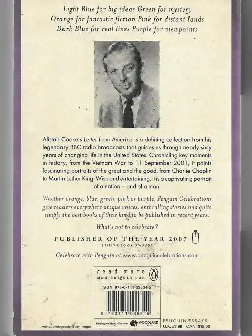 Letter From America – Alistair Cooke secondhand book