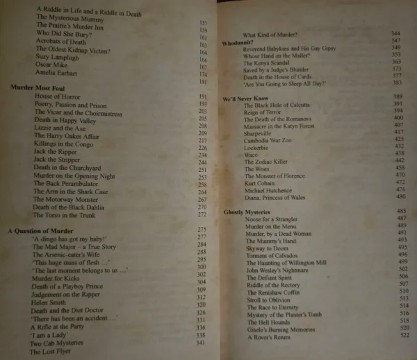 The world’s greatest unsolved mysteries secondhand book