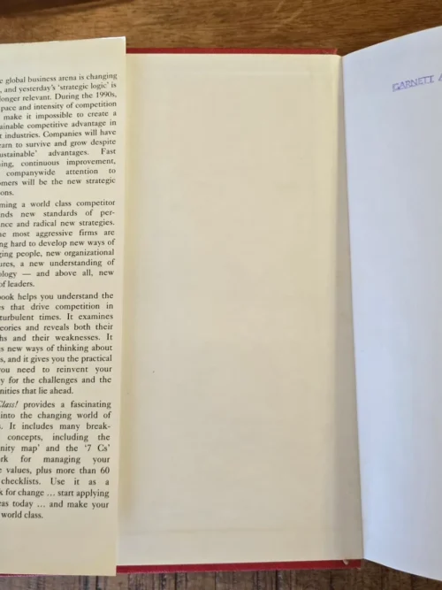 World Class – Tony Manning secondhand book