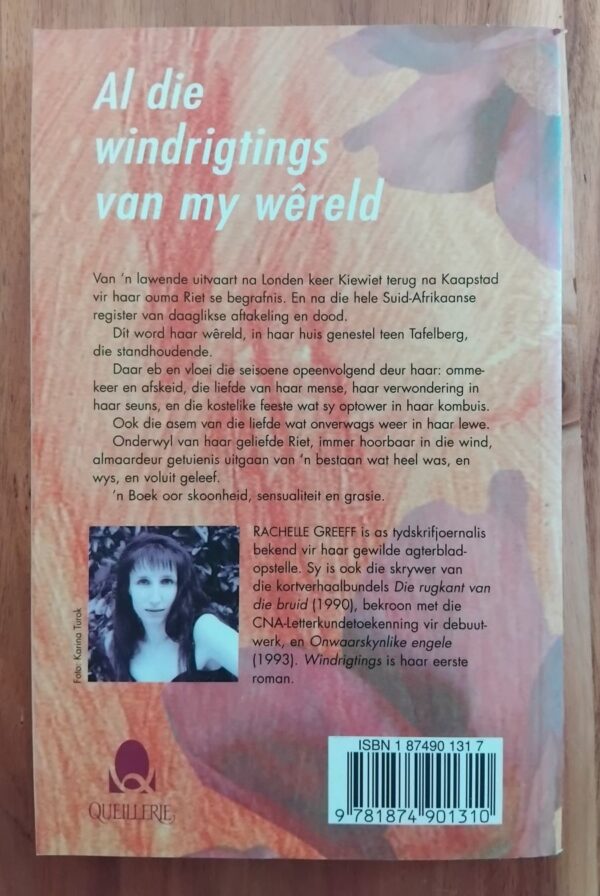 Al die windrigtings van my wereld B Al die windrigtings van my wêreld – Rachelle Greeff secondhand book