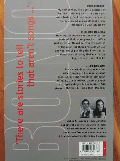 Bono on Bono – Conversations with Michka Assayas secondhand book