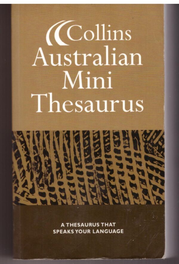 Collins Australian Mini Thesaurus secondhand book