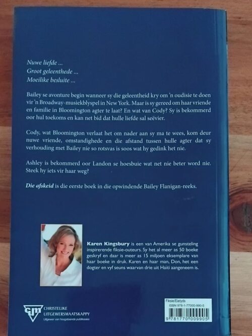 Die Afskeid – Bailey Flanigan-reeks – Karen Kingsbury secondhand book
