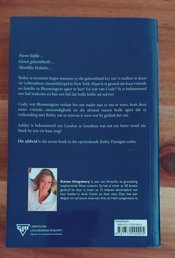 Die Afskeid – Bailey Flanigan-reeks – Karen Kingsbury secondhand book