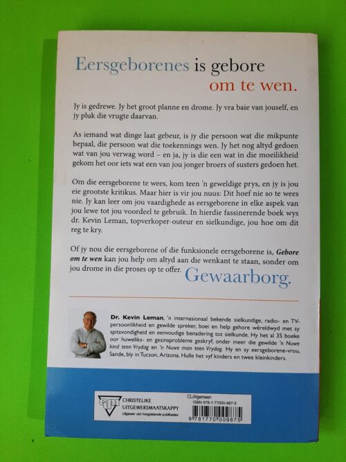 Gebore om te wen – Dr Kevin Leman secondhand book