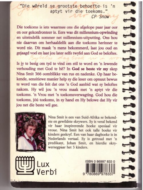 God se beste vir my – Nina Smit secondhand book