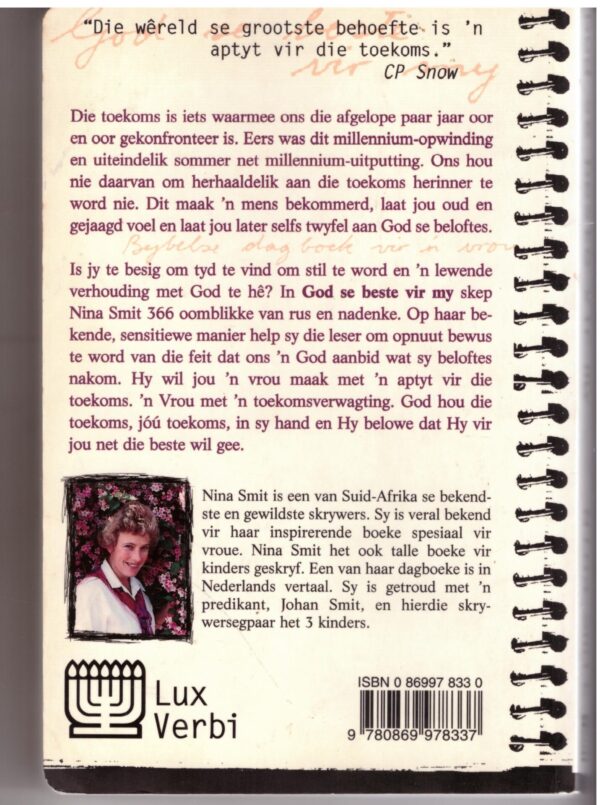 God se beste vir my – Nina Smit secondhand book