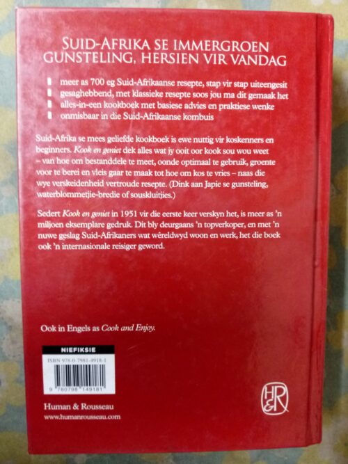 Kook en Geniet – S.J.A de Villiers secondhand book