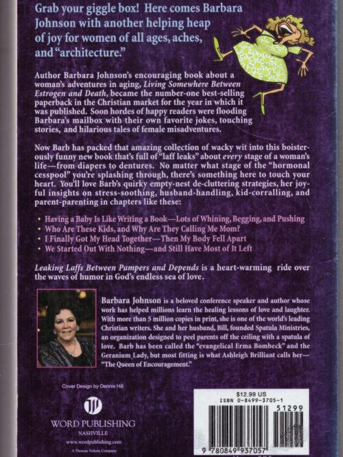 Leaking Laffs Between Pampers and Depends – Barbara Johnson secondhand book