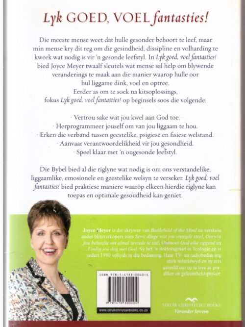 Lyk Goed, Voel Fantasties! – Joyce Meyer secondhand book