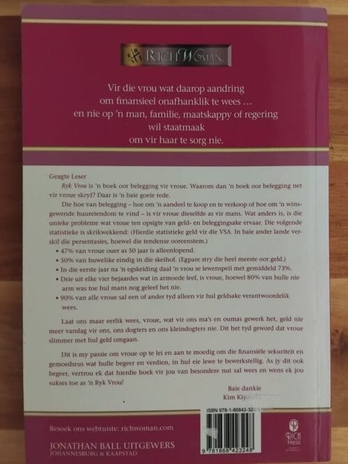Ryk Vrou – Kim Kiyosaski secondhand book
