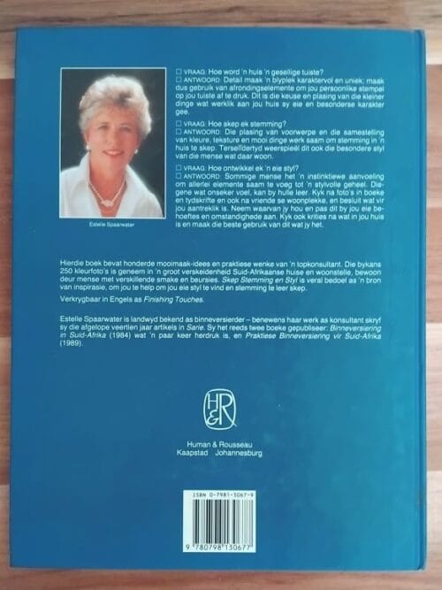 Skep stemming en styl – Estelle Spaarwater secondhand book