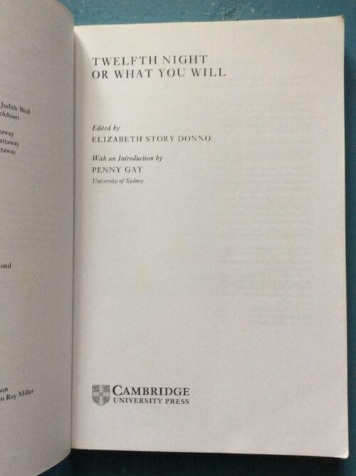 Twelfth Night – William Shakespeare secondhand book