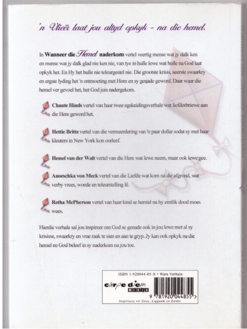 Wanneer die Hemel Naderkom – Ida Grabe secondhand book
