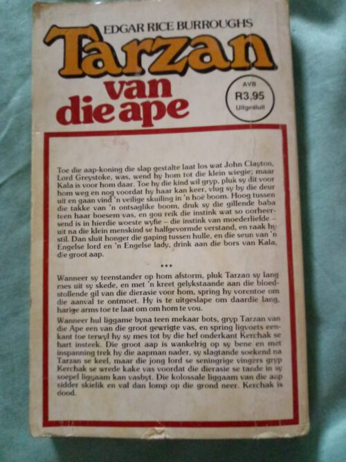 Tarzan Van Die Ape – Edgar Rice Burroughs secondhand book