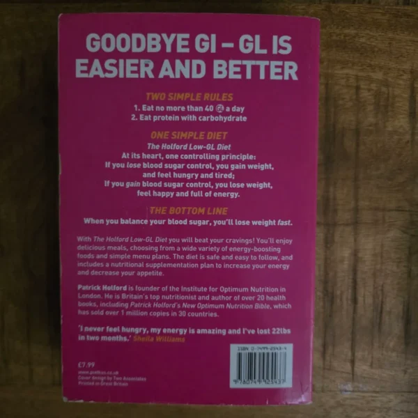 The Holford low-GL diet - Patrick Holford
