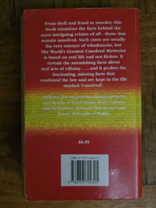 The world’s greatest unsolved mysteries secondhand book