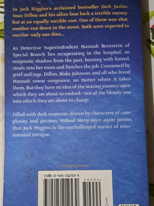 Without Mercy – Jack Higgins secondhand book