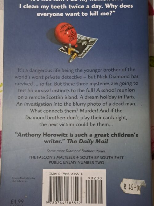 Three of Diamonds – Anthony Horowitz secondhand book