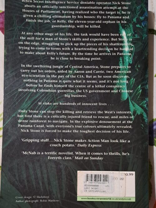 Last Light – Andy McNab secondhand book