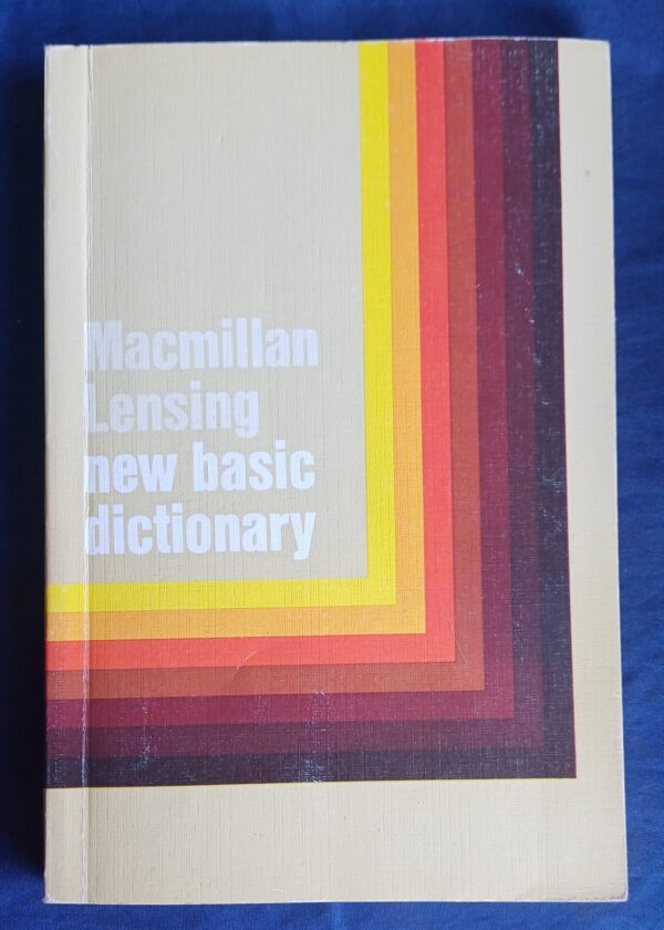 Macmillan Lensing New Basic Dictionary secondhand book