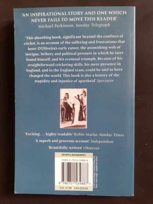Basil D’Oliveira – Peter Oborne secondhand book
