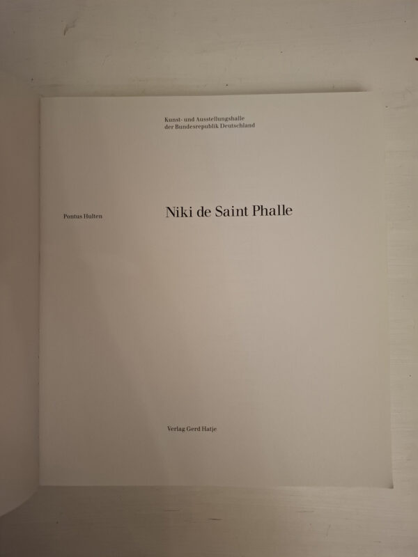 Sonderausgabe: Katalog Zur Ausstellung In Der Kunst- Und Ausstellungshalle Der Bundesrepublik Deutschland – Niki De Saint Phalle secondhand book