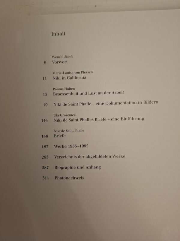 Sonderausgabe: Katalog Zur Ausstellung In Der Kunst- Und Ausstellungshalle Der Bundesrepublik Deutschland – Niki De Saint Phalle secondhand book