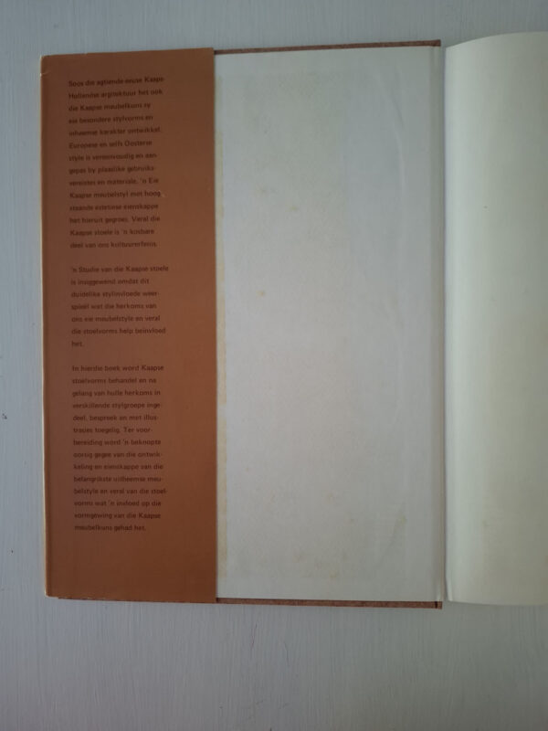 Herkoms van die Kaapse stoel – Marielise Botha secondhand book