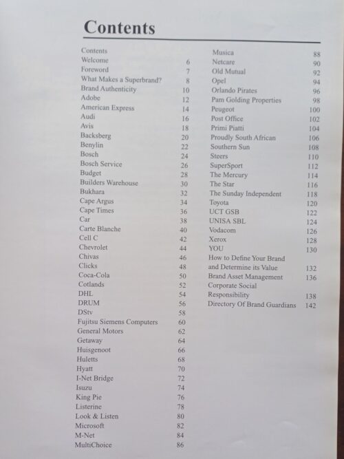 Superbrands secondhand book