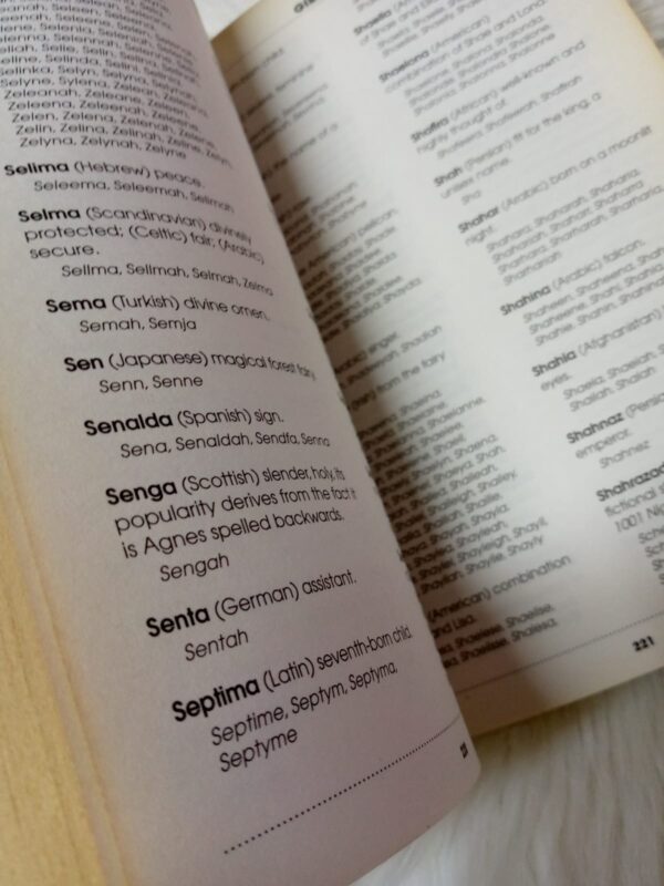 A world of baby names – Elsie Agnes Allen secondhand book