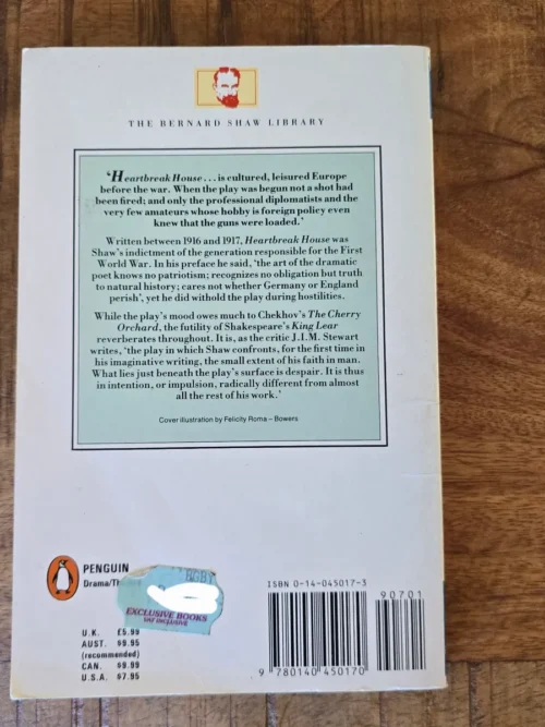 Heartbreak House – Bernard Shaw secondhand book