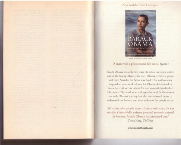 The Audacity of Hope – Barack Obama secondhand book