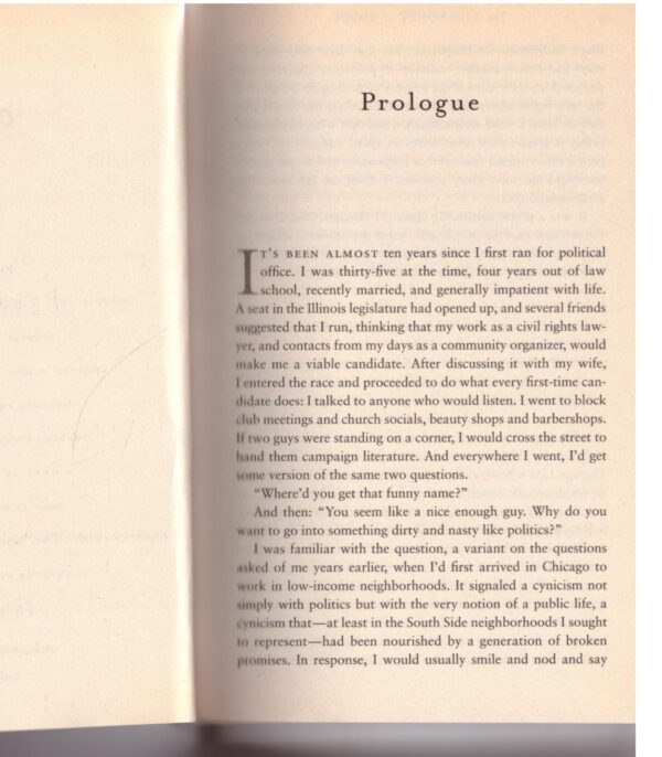 The Audacity of Hope – Barack Obama secondhand book