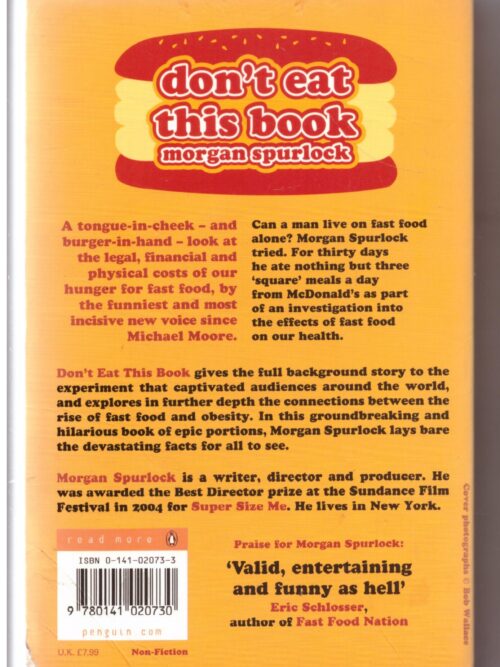 Don’t Eat This Book – Morgan Spurlock secondhand book