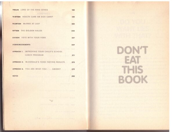 Don't Eat This Book - Morgan Spurlock