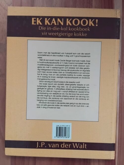 Ek kan kook! – Cecile Berger secondhand book